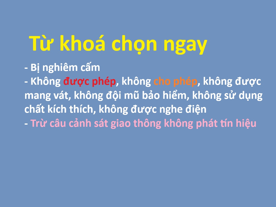 Từ khoá không được